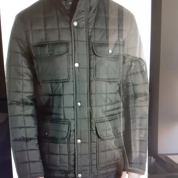 Tommy Hilfiger Men's quilted European car coat - Picture 2 of 11